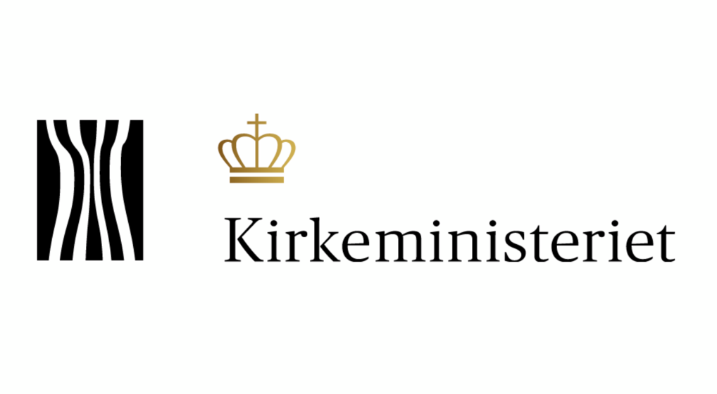 Logo kirkeministeriet 
